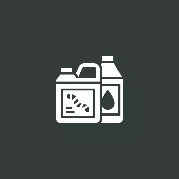 Icon de flacons de produits chimiques.
